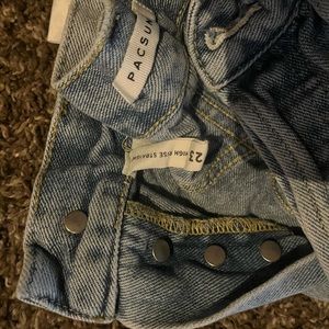High Rise straight leg pacsun jeans . Size 23